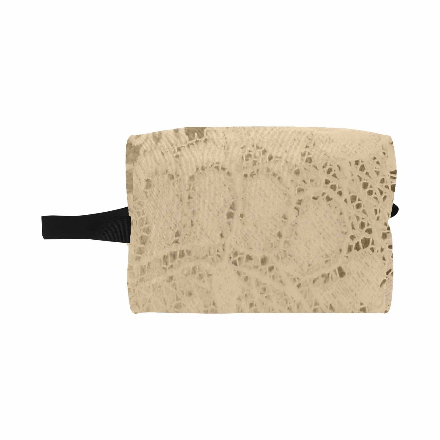 Victorian lace print toiletry comestic bag, design 26