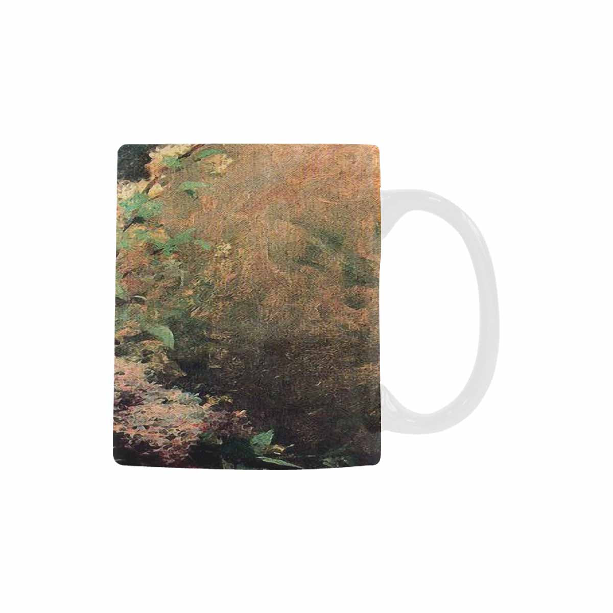 Vintage floral coffee mug or tea cup, Design 34