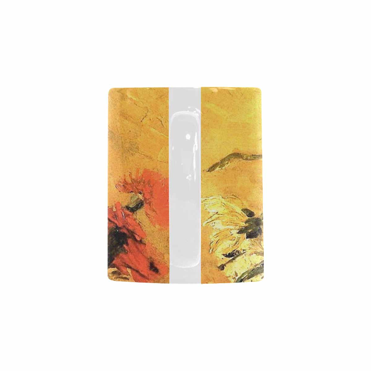 Vintage floral coffee mug or tea cup, Design 61