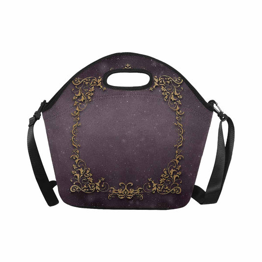 Antique general print, insulated lunch bag, design 43