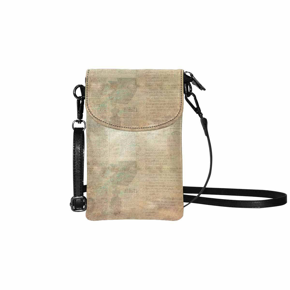 General Victorian cell phone purse, mobile purse, Design 24
