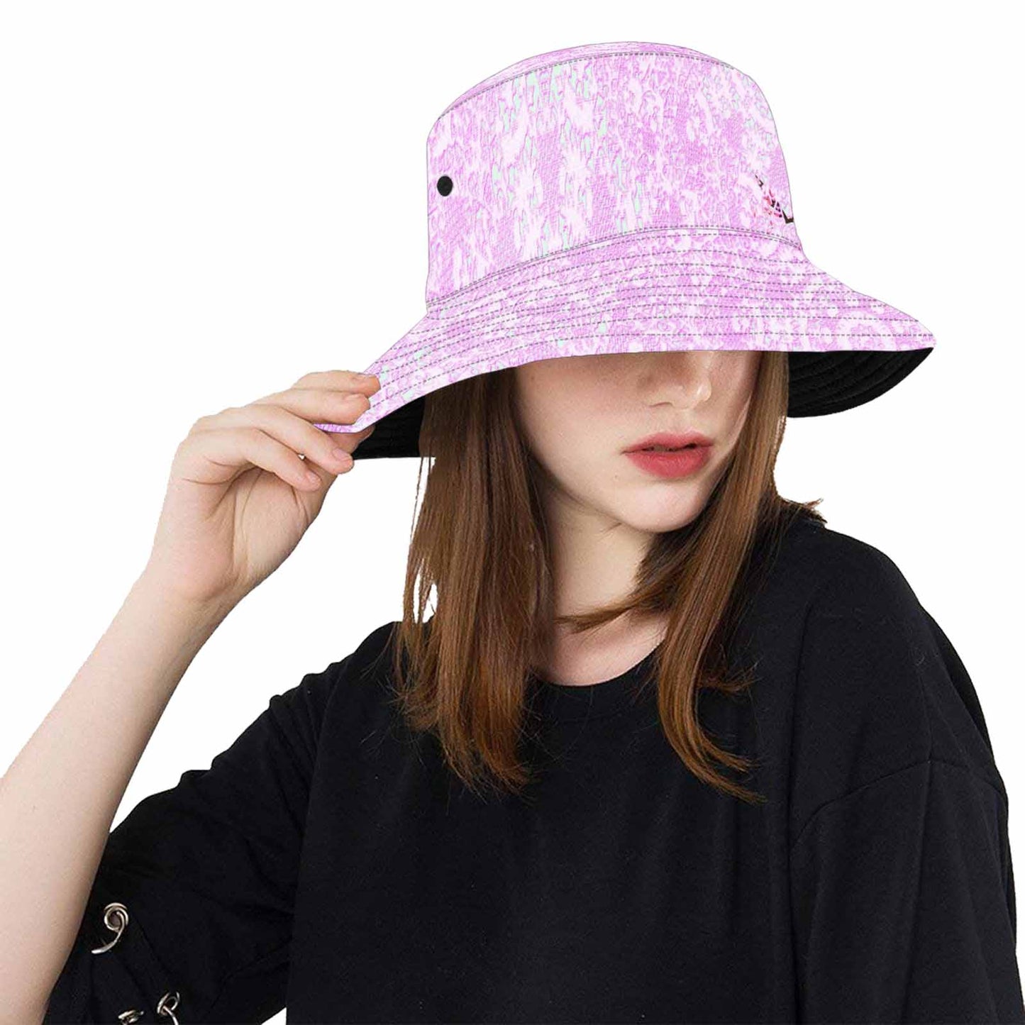 Victorian lace Bucket Hat, outdoors hat, design 09