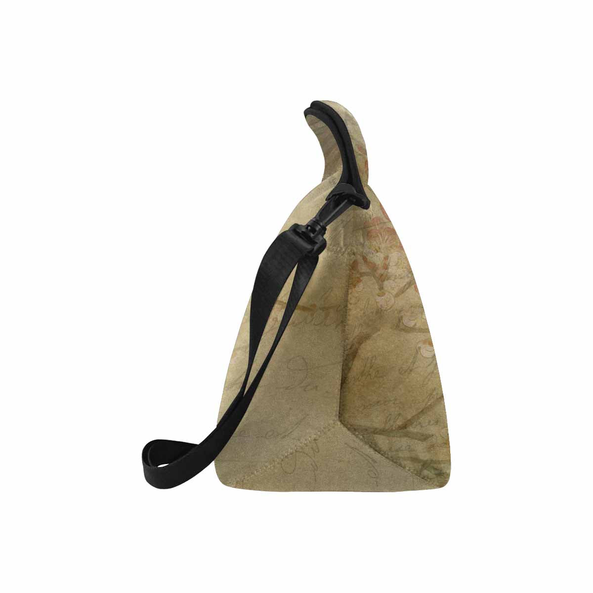 Antique general print, insulated lunch bag, design 25