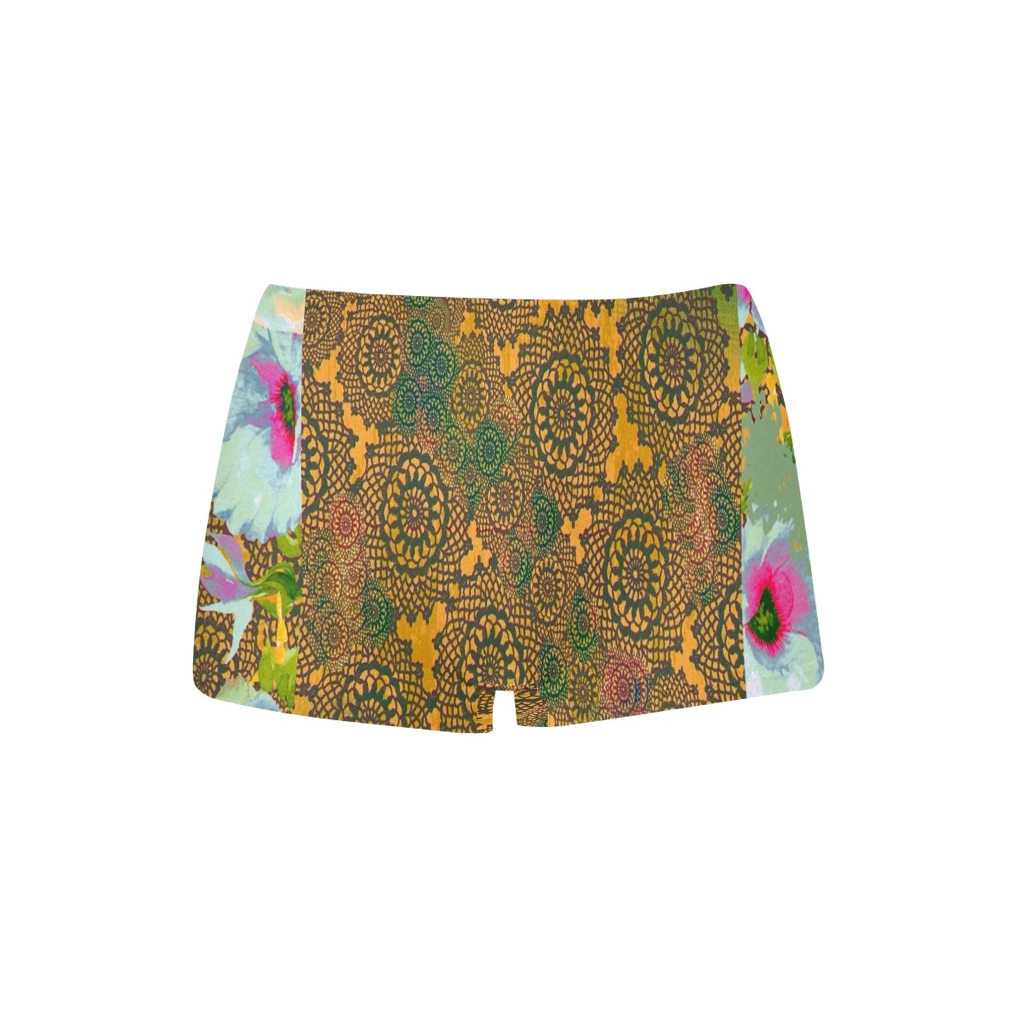 Printed Lace Boyshorts, daisy dukes, pum pum shorts, shortie shorts , design 15