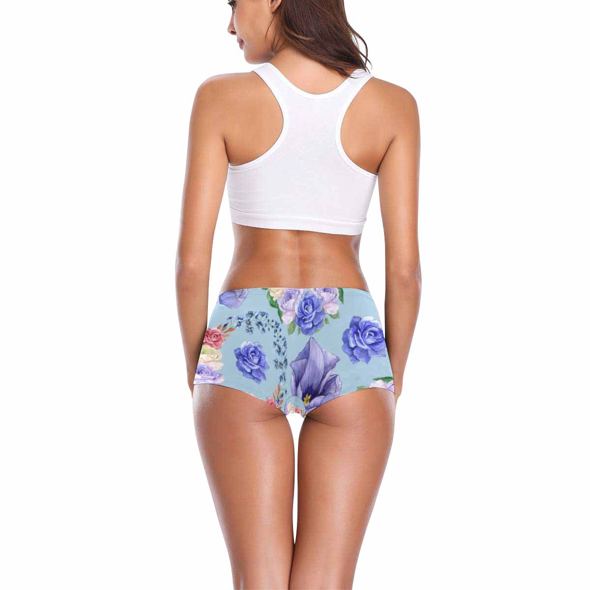Floral 2, boyshorts, daisy dukes, pum pum shorts, panties, design 59