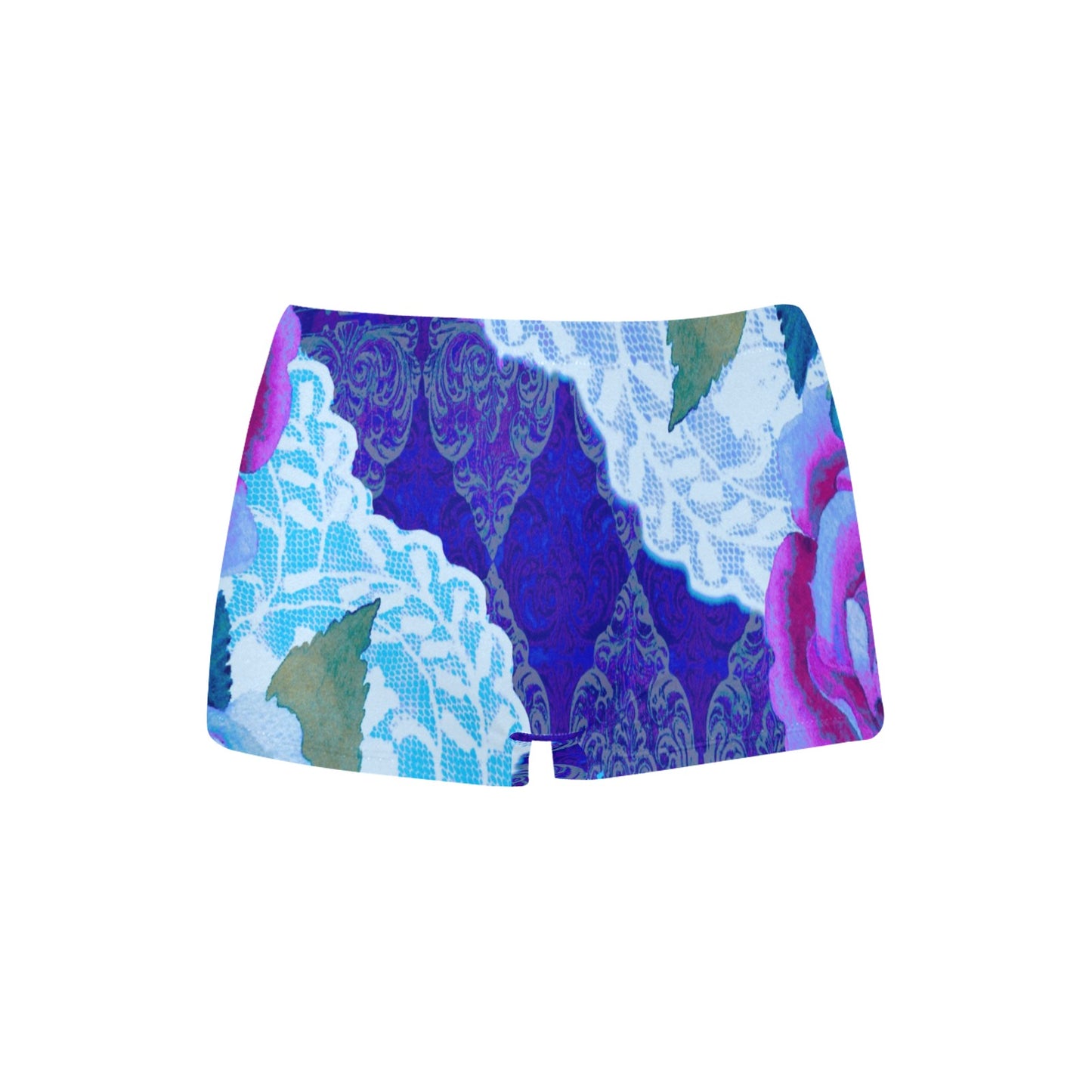 Printed Lace Boyshorts, daisy dukes, pum pum shorts, shortie shorts , design 20
