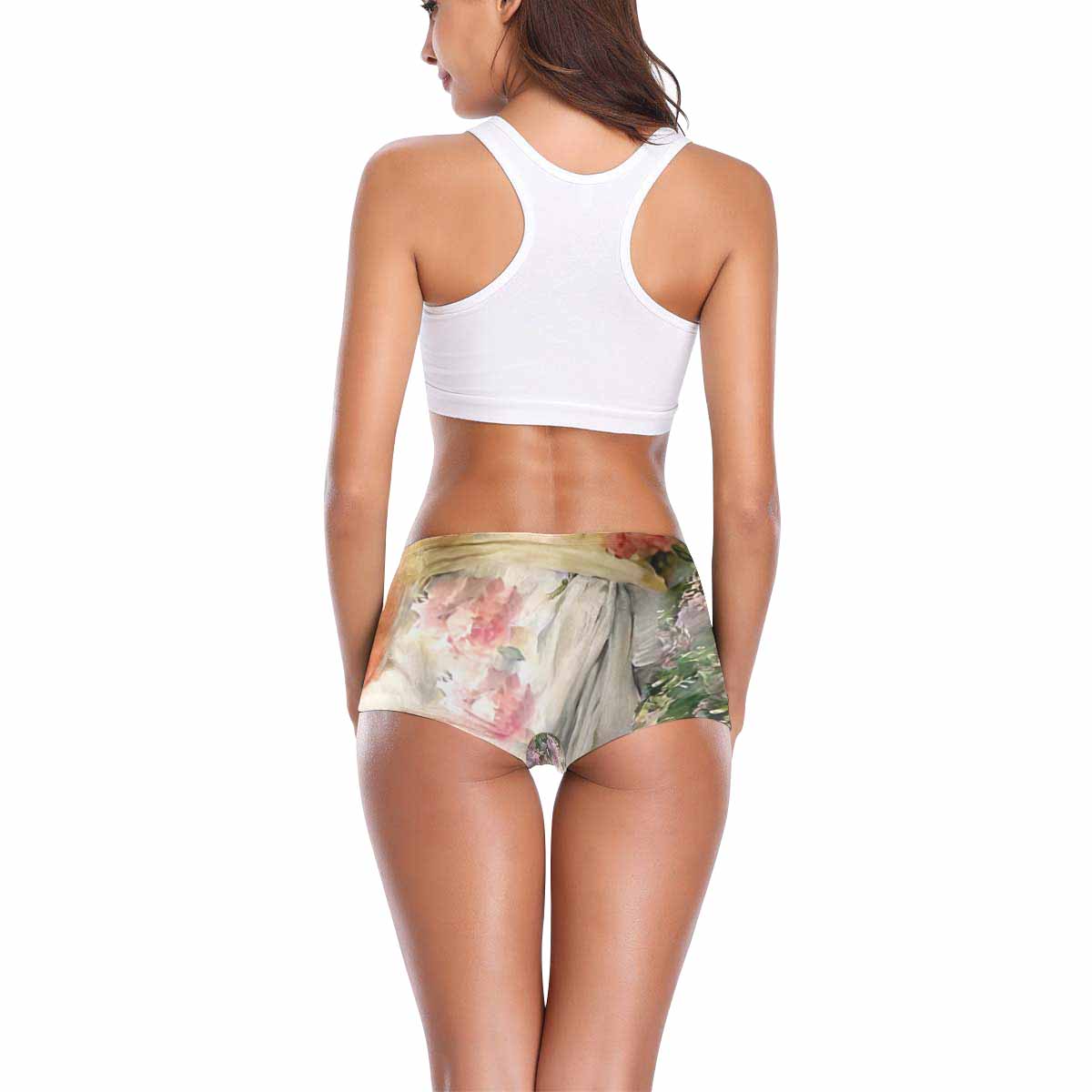 Floral 2, boyshorts, daisy dukes, pum pum shorts, panties, design 64