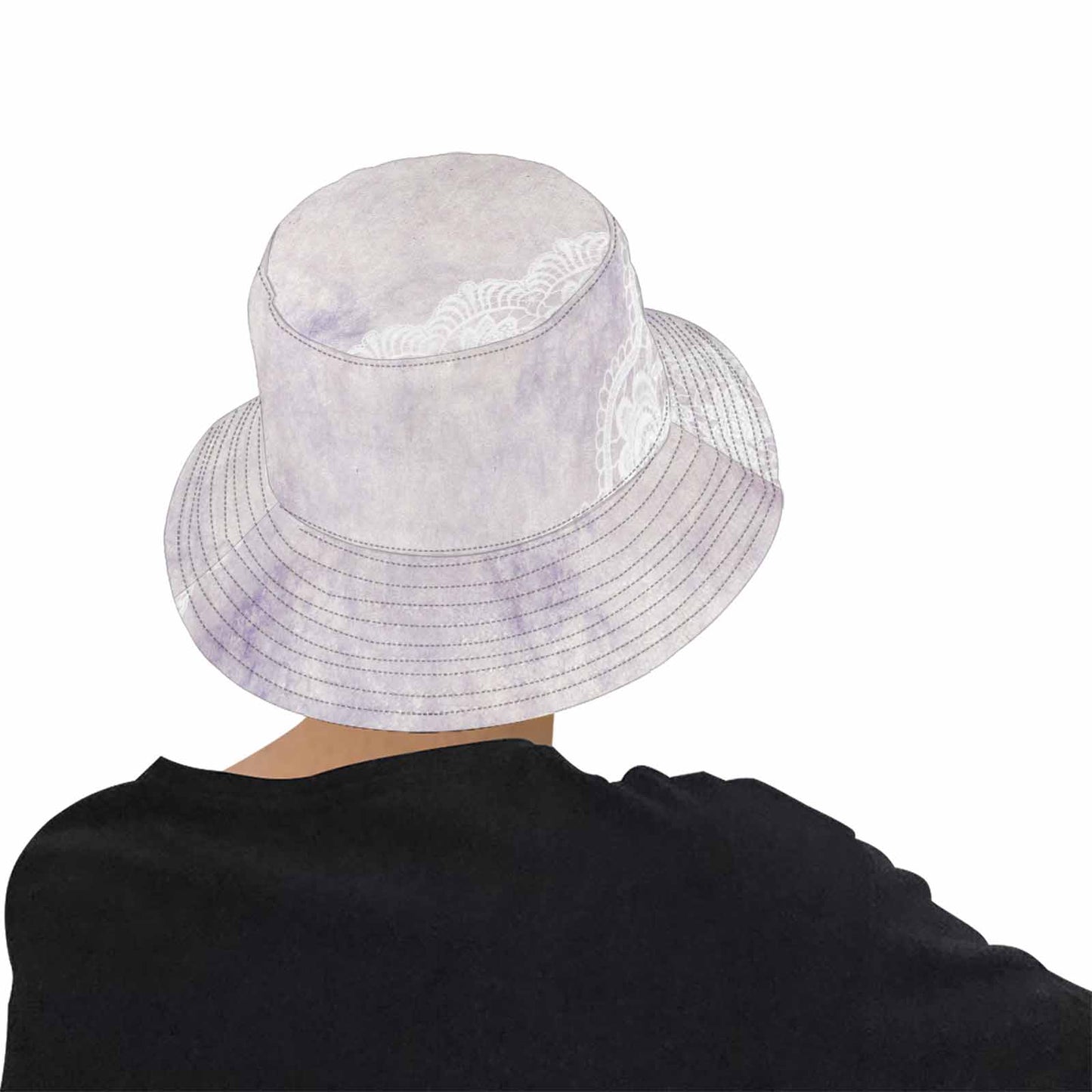 Victorian lace Bucket Hat, outdoors hat, design 40