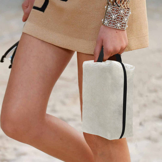 Victorian lace print toiletry comestic bag, design 27