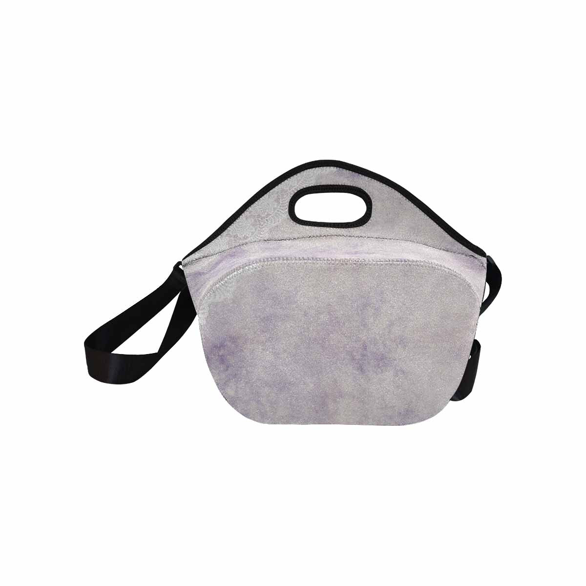 Victorian lace print insulated lunch bag, design 40