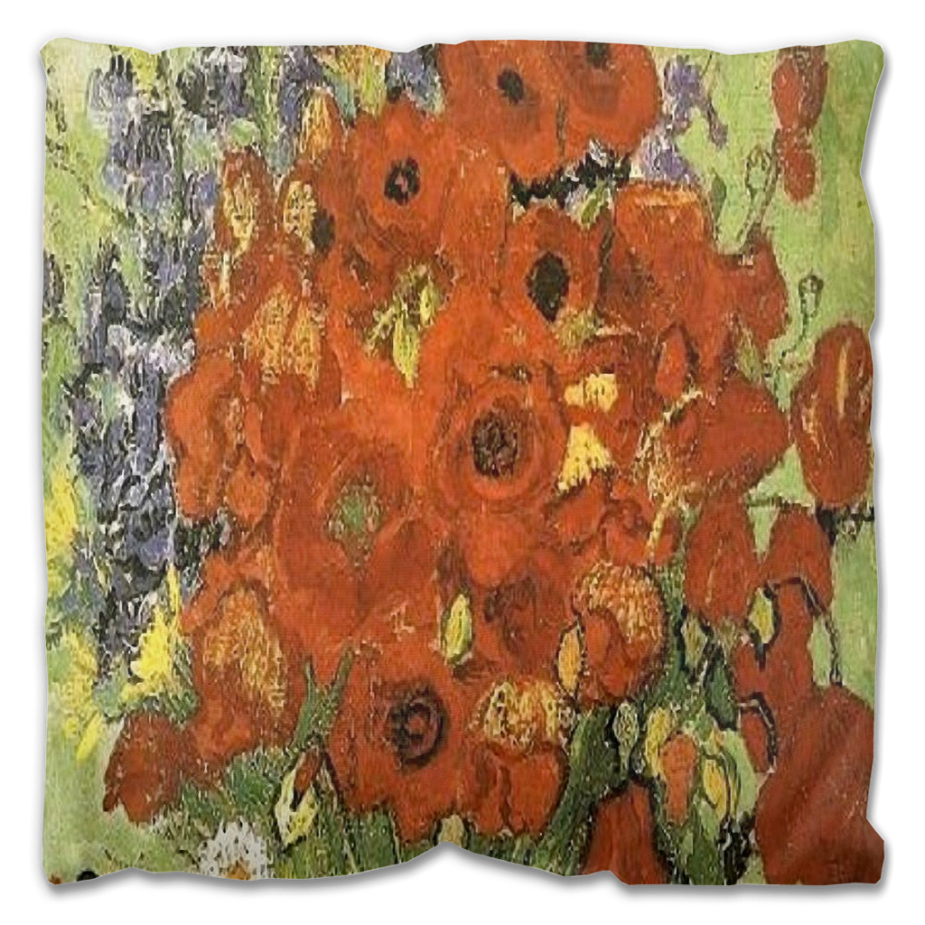 Vintage floral Outdoor Pillows, throw pillow, mildew resistance, various sizes, Design 56