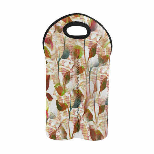 2 Bottle Victorian lace print wine bag, Design 52