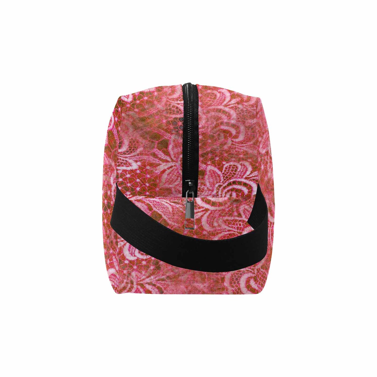 Victorian lace print toiletry comestic bag, design 33