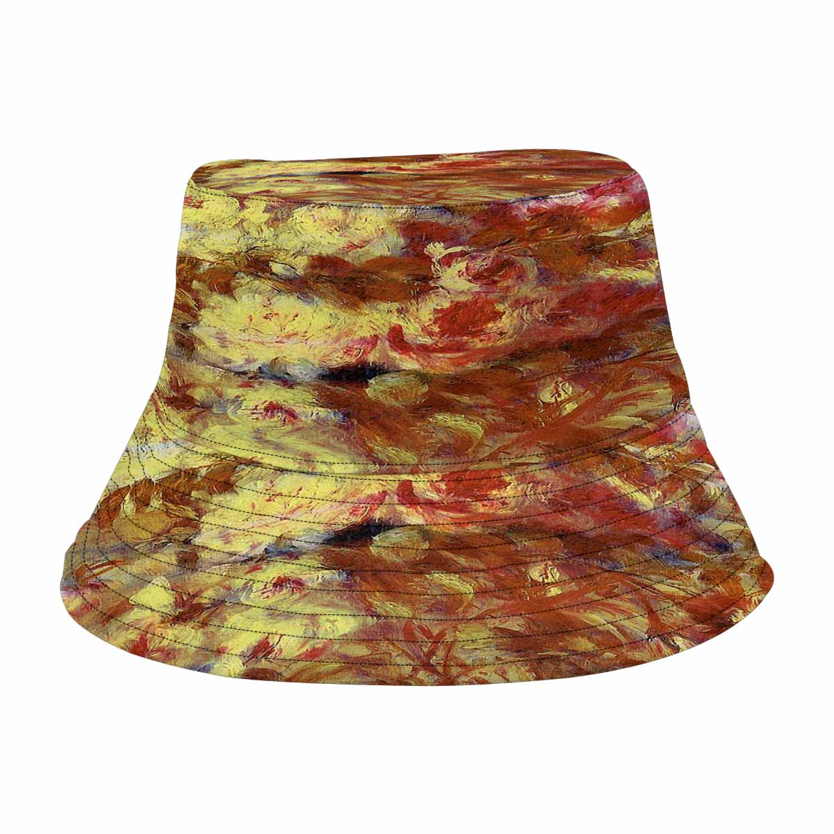Vintage floral unisex bucket boonie Hat, outdoors hat, Design 11