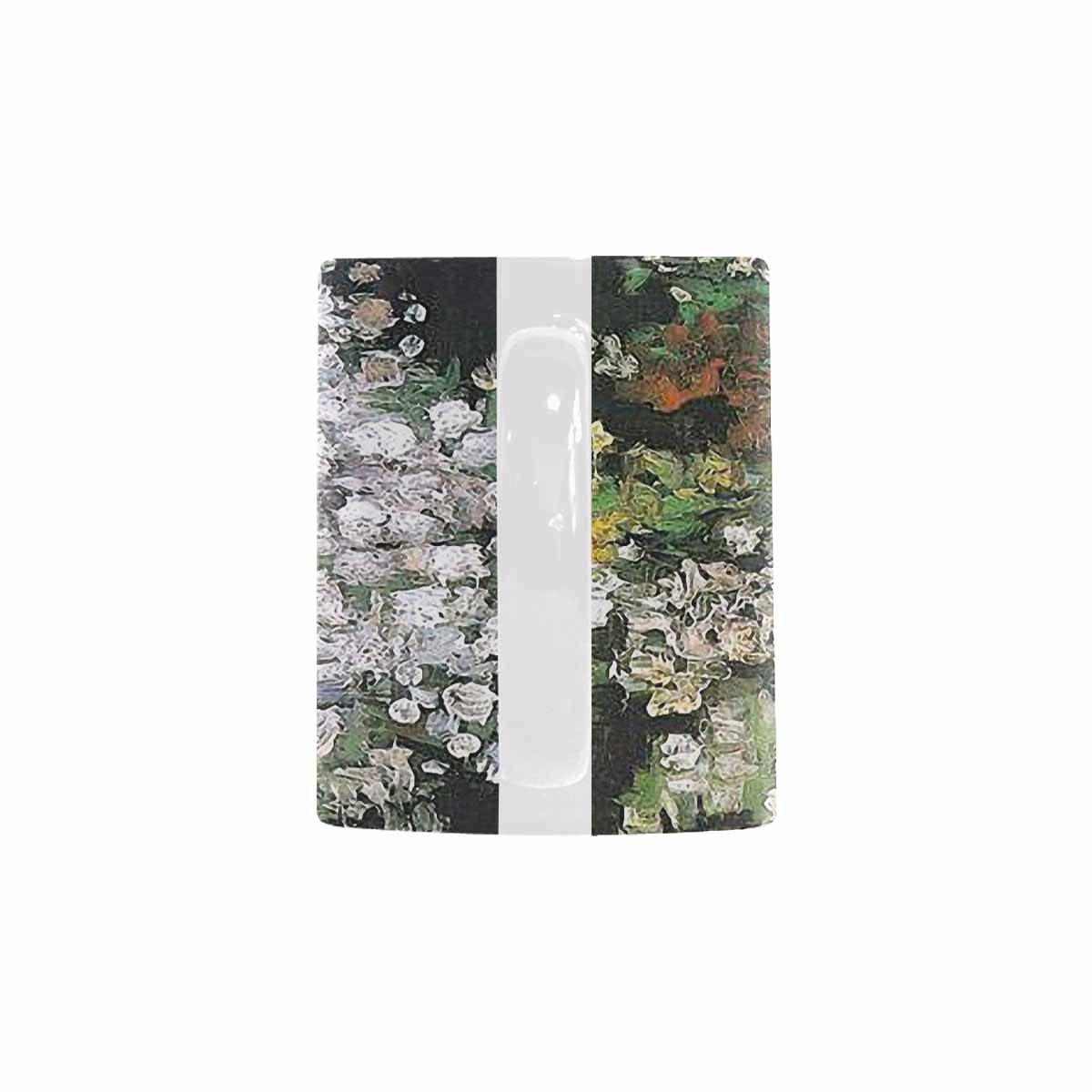 Vintage floral coffee mug or tea cup, Design 07