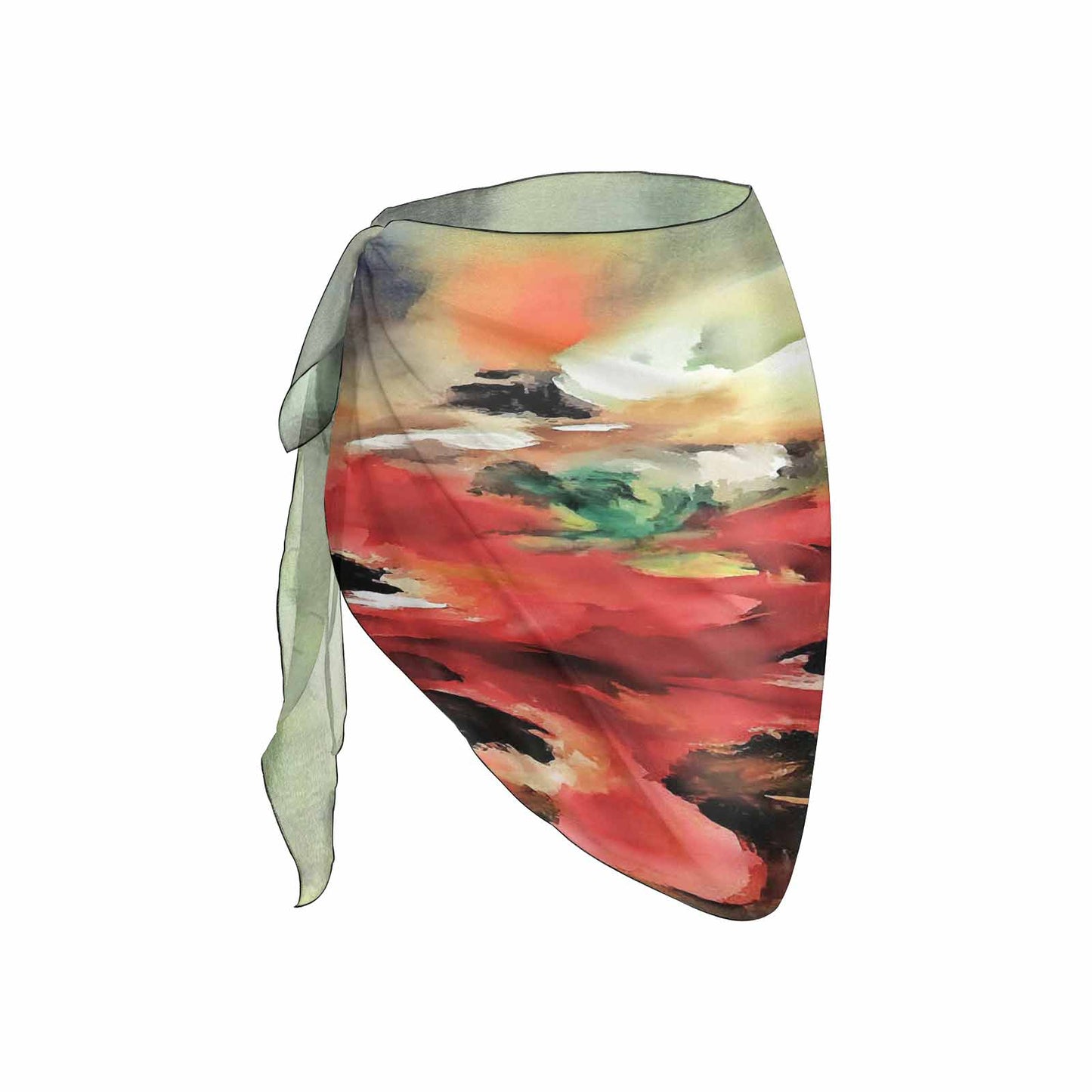 Vintage floral, beach sarong, beach coverup, swim wear, Design 14