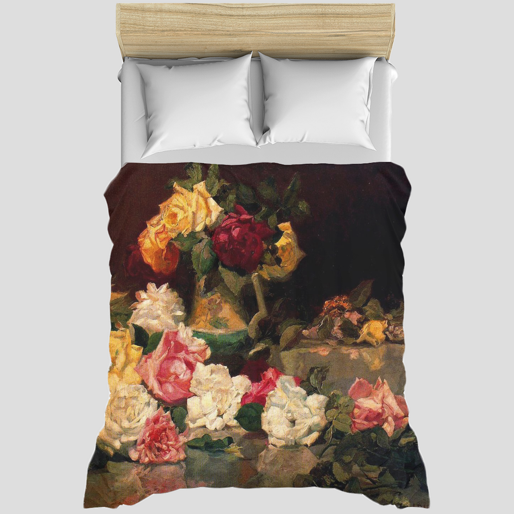 Vintage floral duvet cover, King, queen or twin, Design 37