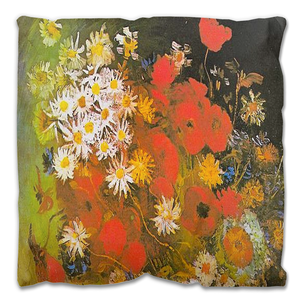 Vintage floral Outdoor Pillows, throw pillow, mildew resistance, various sizes, Design 60