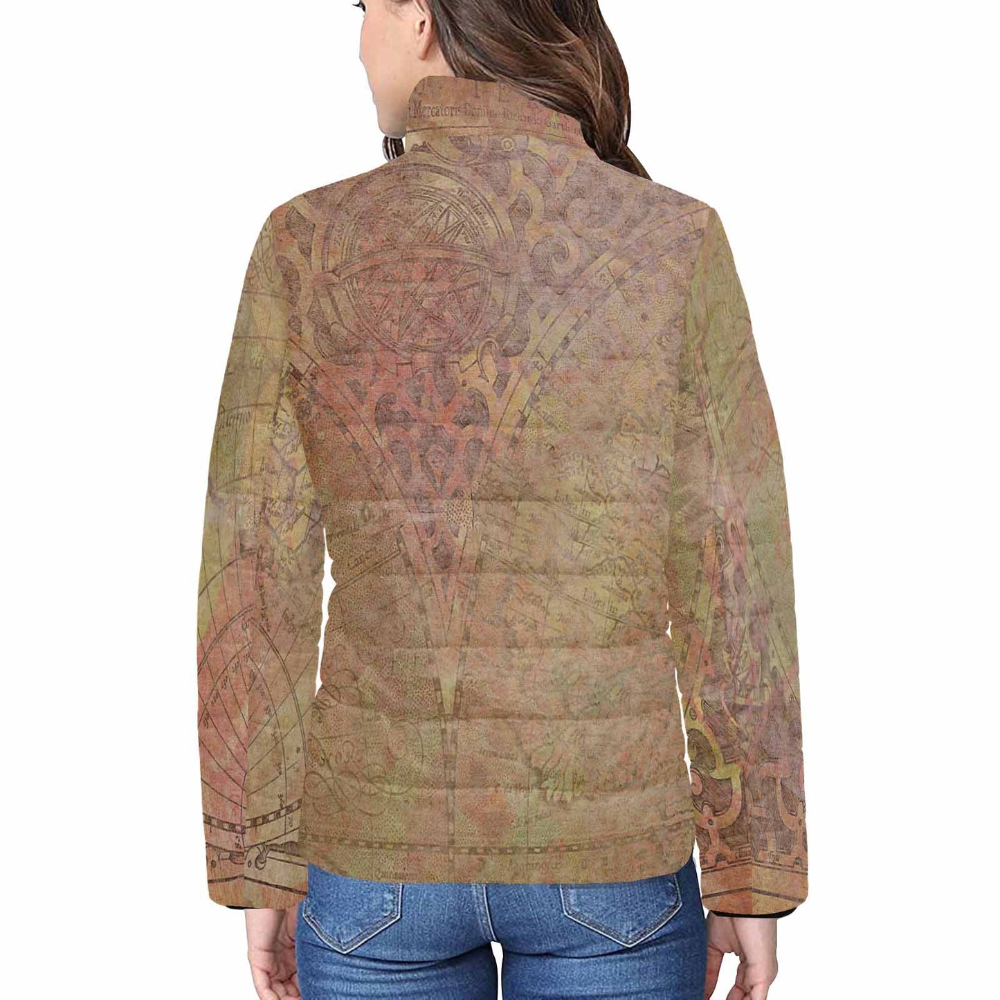 Antique general print quilted jacket, design 62
