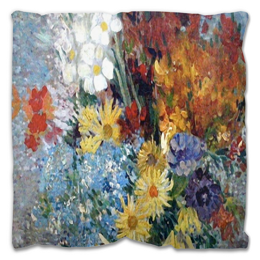 Vintage floral Outdoor Pillows, throw pillow, mildew resistance, various sizes, Design 41