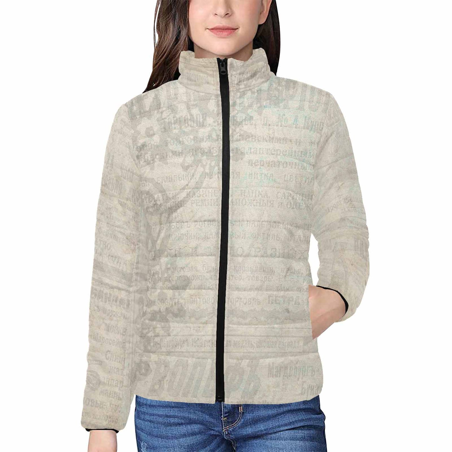 Antique general print quilted jacket, design 30