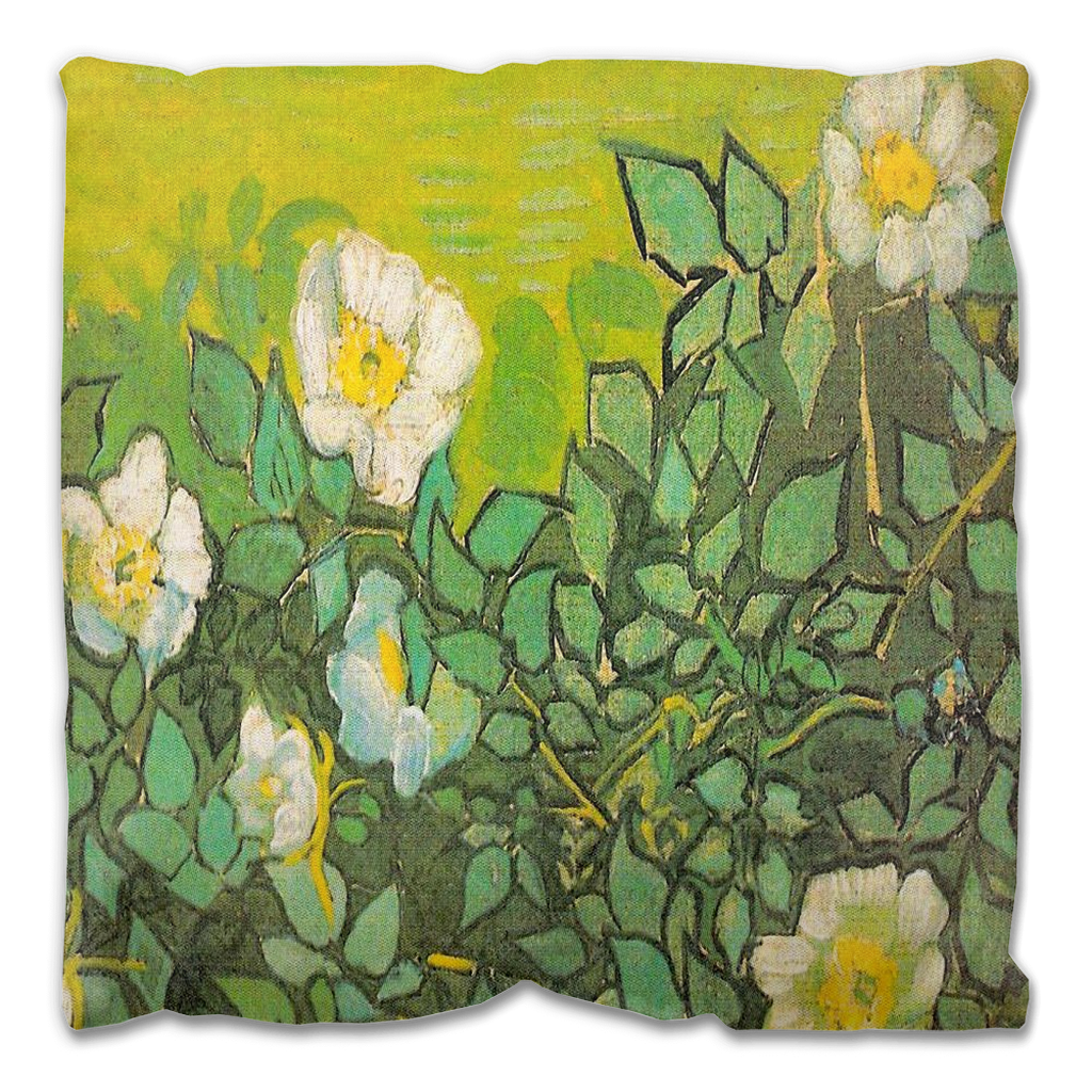 Vintage floral Outdoor Pillows, throw pillow, mildew resistance, various sizes, Design 01