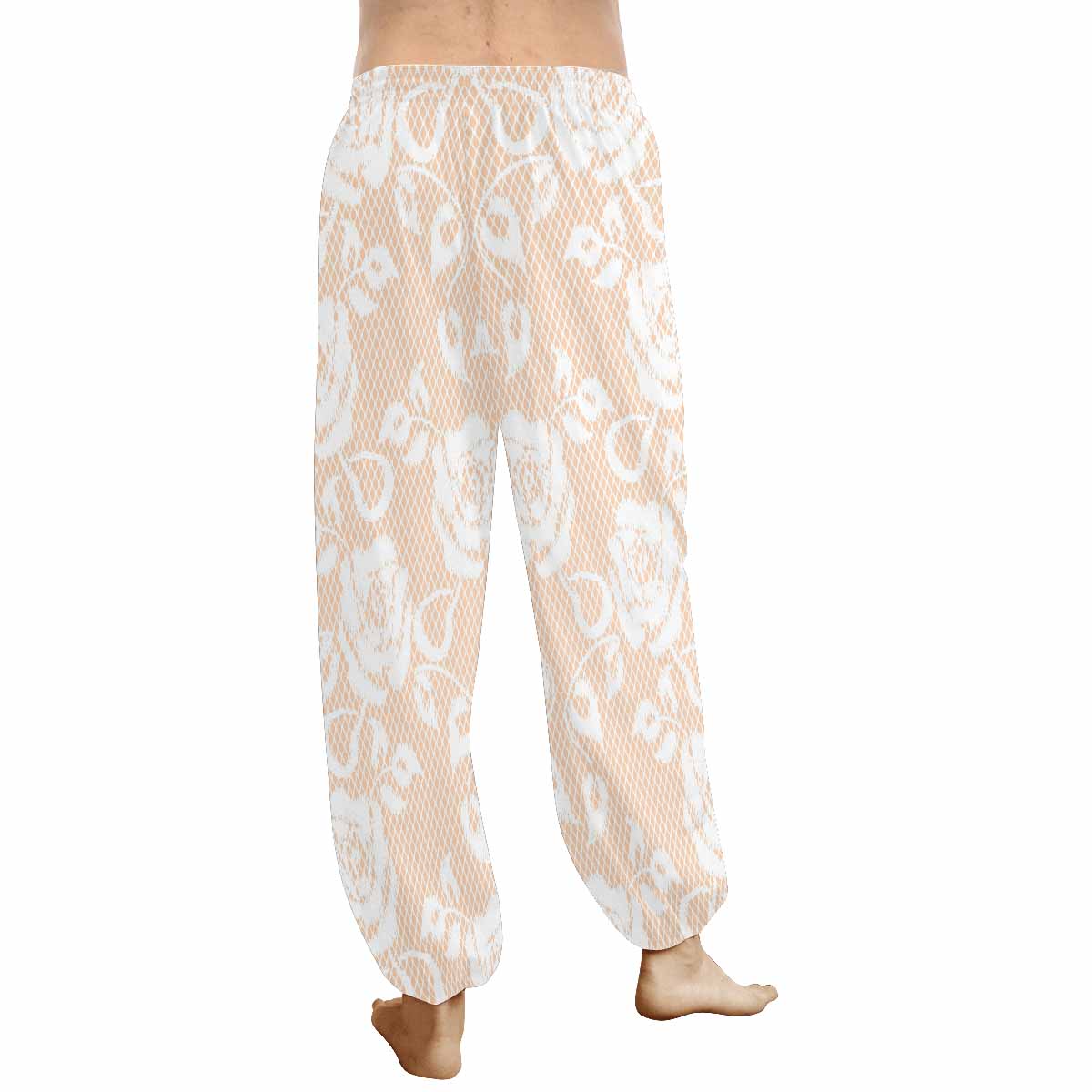 Victorian lace print Haram pants, loose comfy pants design 16