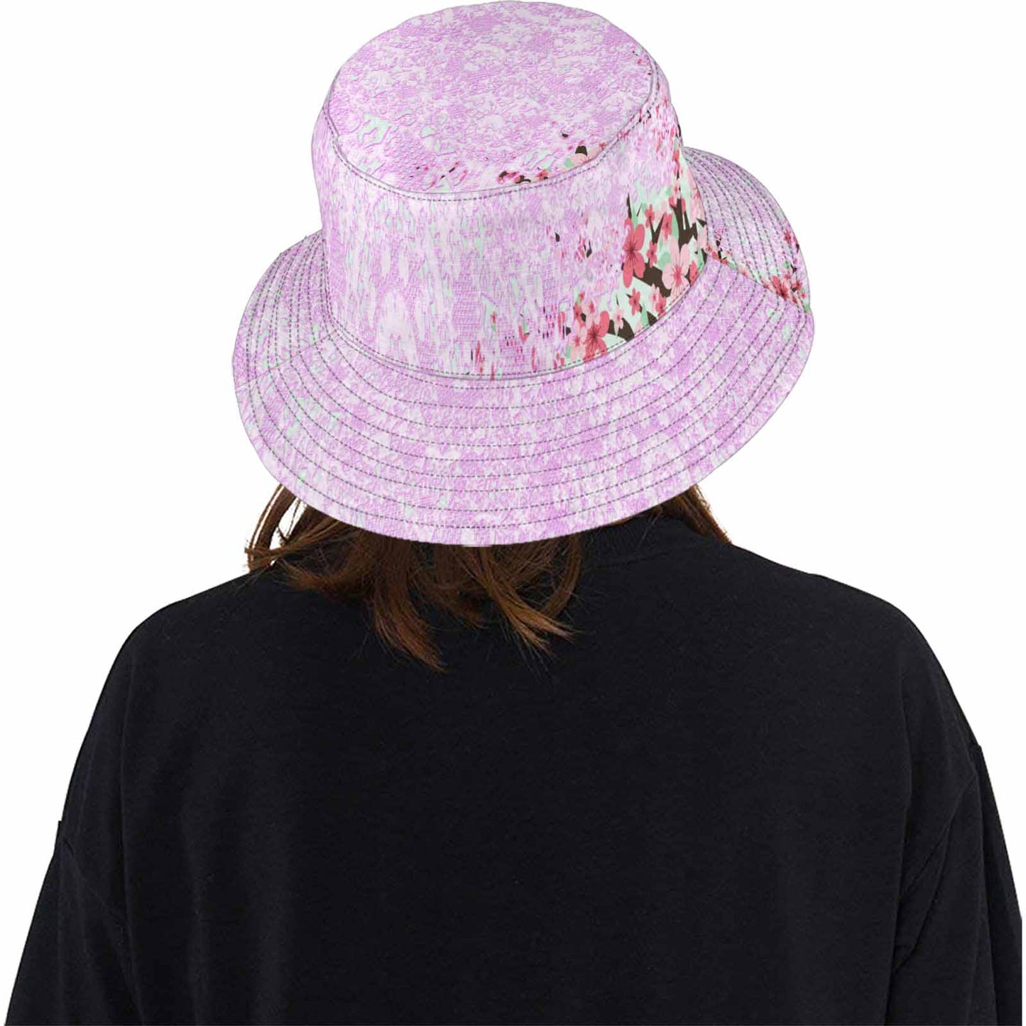 Victorian lace Bucket Hat, outdoors hat, design 09
