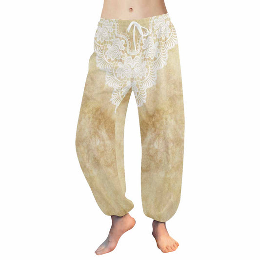 Victorian lace print Haram pants, loose comfy pants design 29