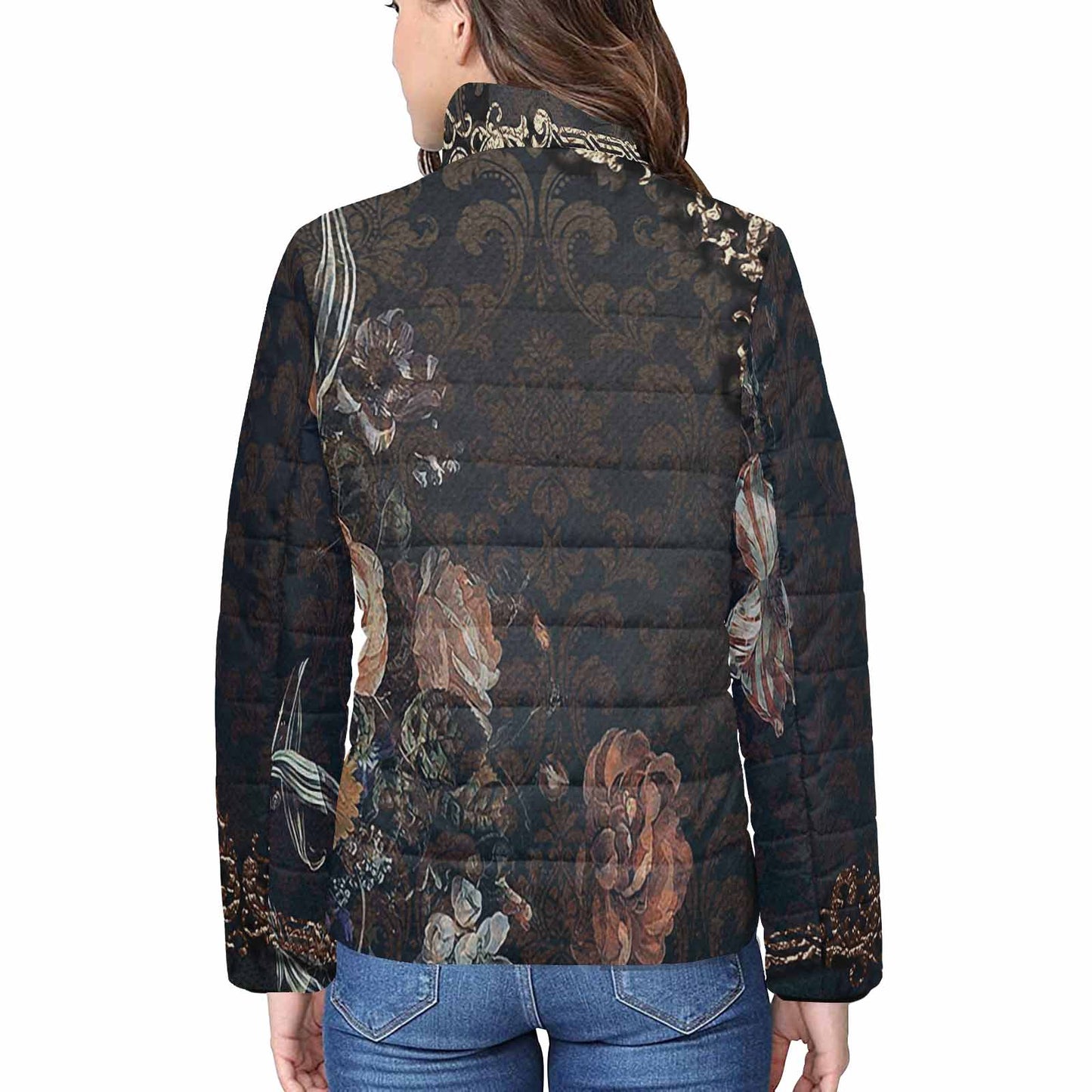 Antique general print quilted jacket, design 08