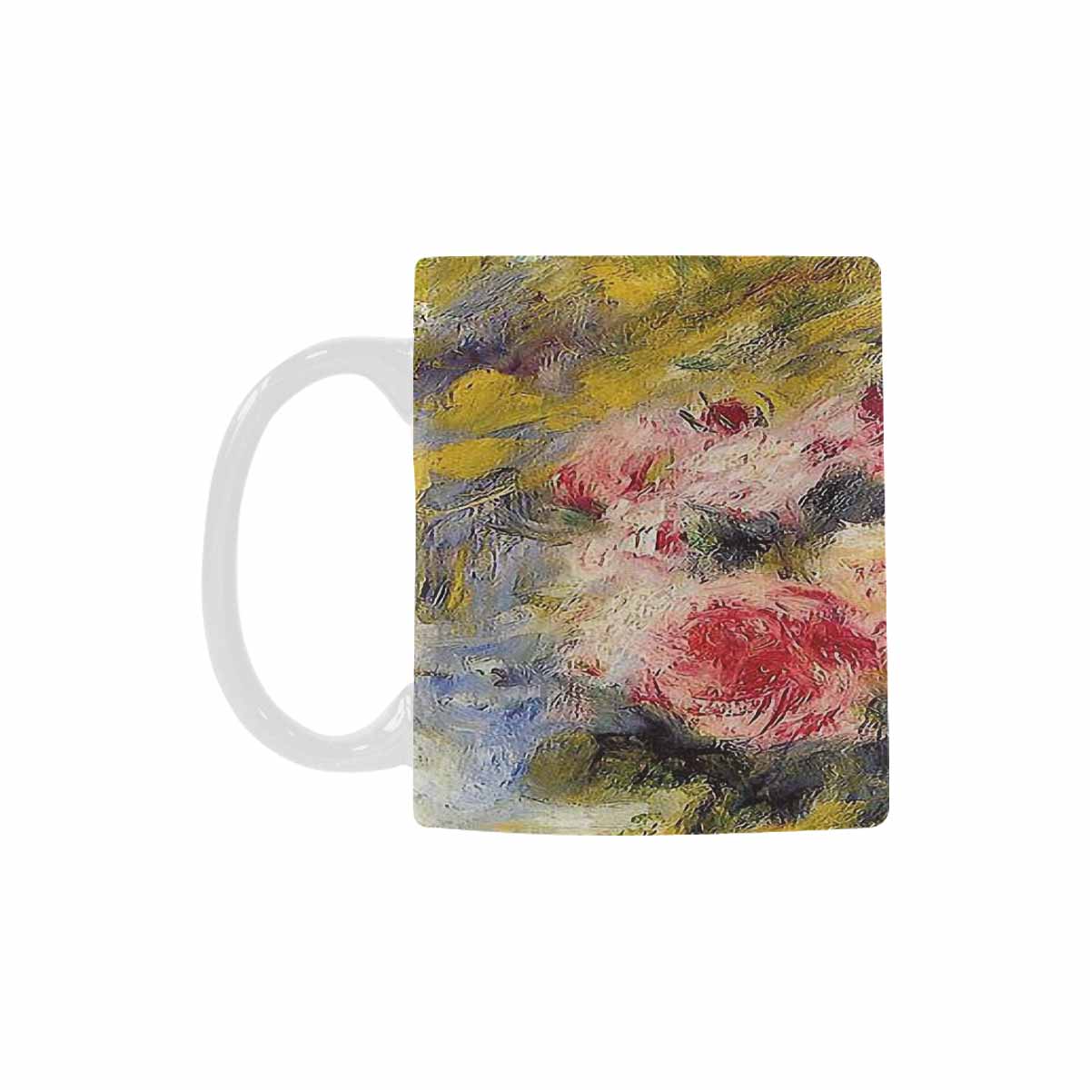 Vintage floral coffee mug or tea cup, Design 26