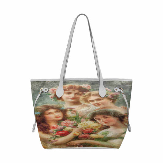 Victorian Lady Design Handbag, Model 1695361, Girls, WHITE TRIM