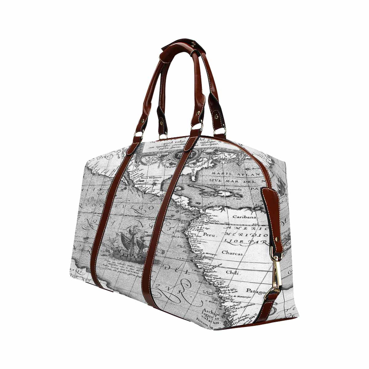Antique Map design travel bag, Model 1695343, Design 44