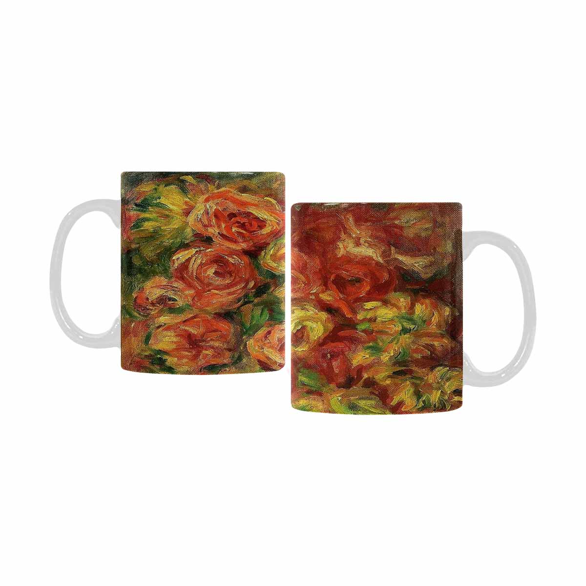 Vintage floral coffee mug or tea cup, Design 18