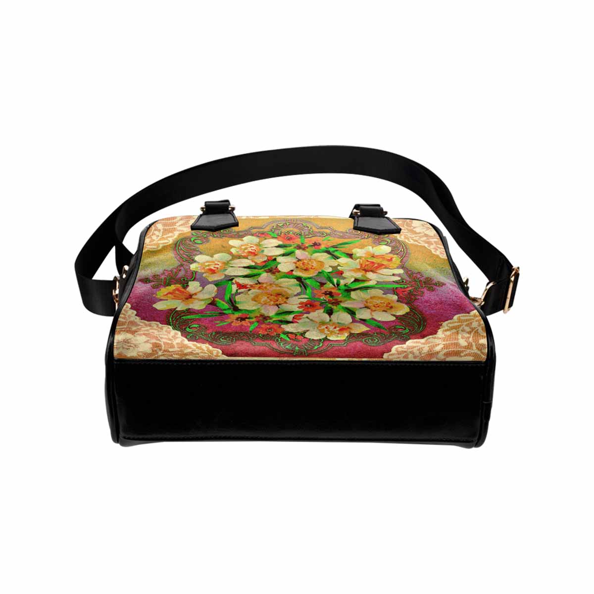 Victorian lace print, cute handbag, Mod 19163453, design 48