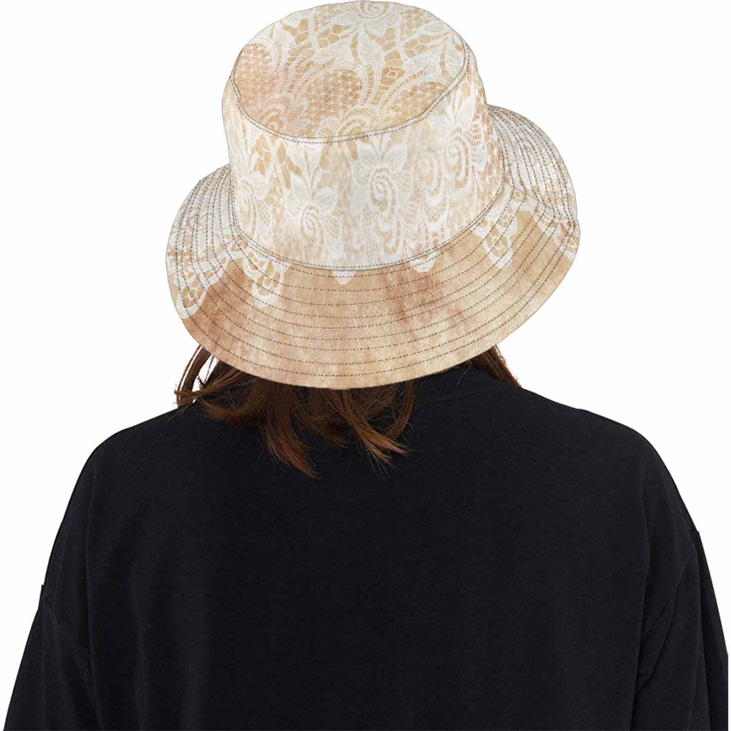 Victorian lace Bucket Hat, outdoors hat, design 30