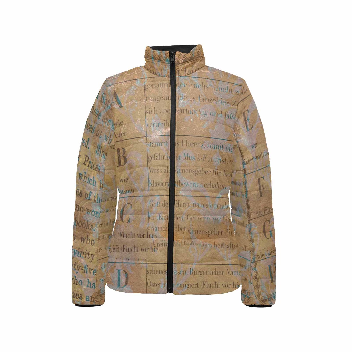 Antique general print quilted jacket, design 29