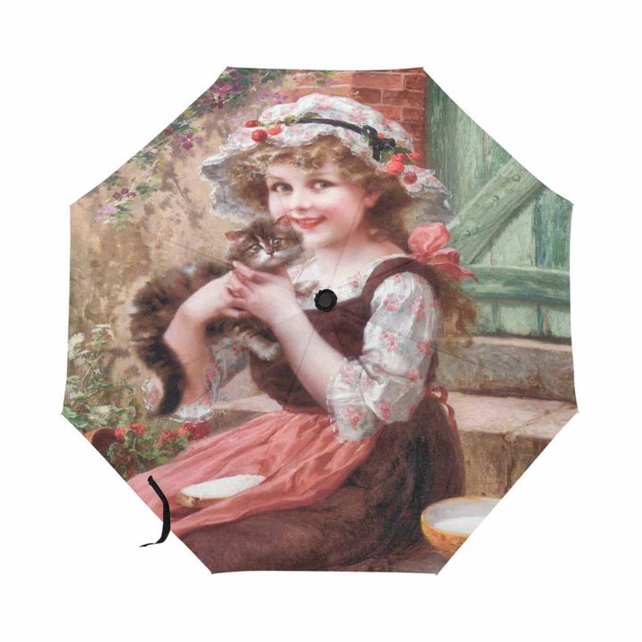 Victorian Girl Design UMBRELLA, The Little Kittens, Model U05 C20