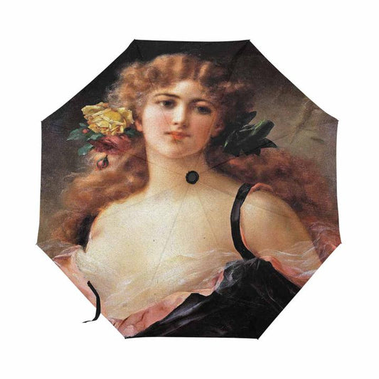 Victorian Lady Design UMBRELLA, Portrait of a Young Girl, Model U05-C20