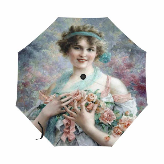 Victorian Lady Design UMBRELLA, Mod u05, The Rose Girl, Model E05-C20