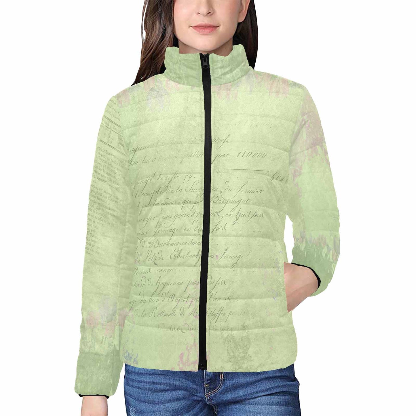 Antique general print quilted jacket, design 56