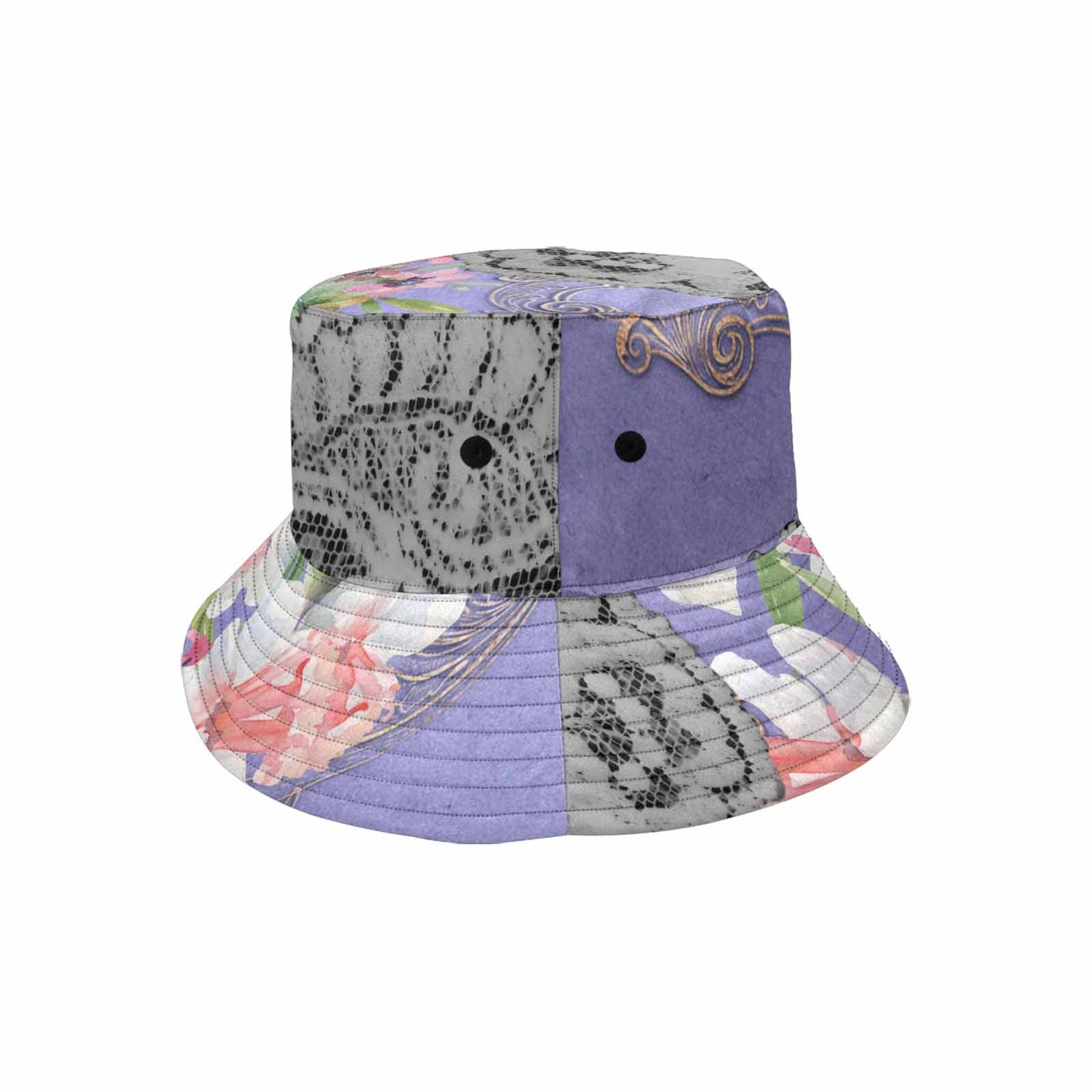 Victorian lace Bucket Hat, outdoors hat, design 45