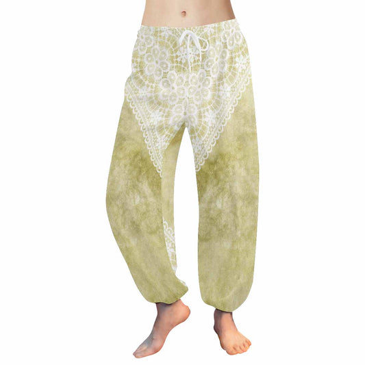 Victorian lace print Haram pants, loose comfy pants design 43