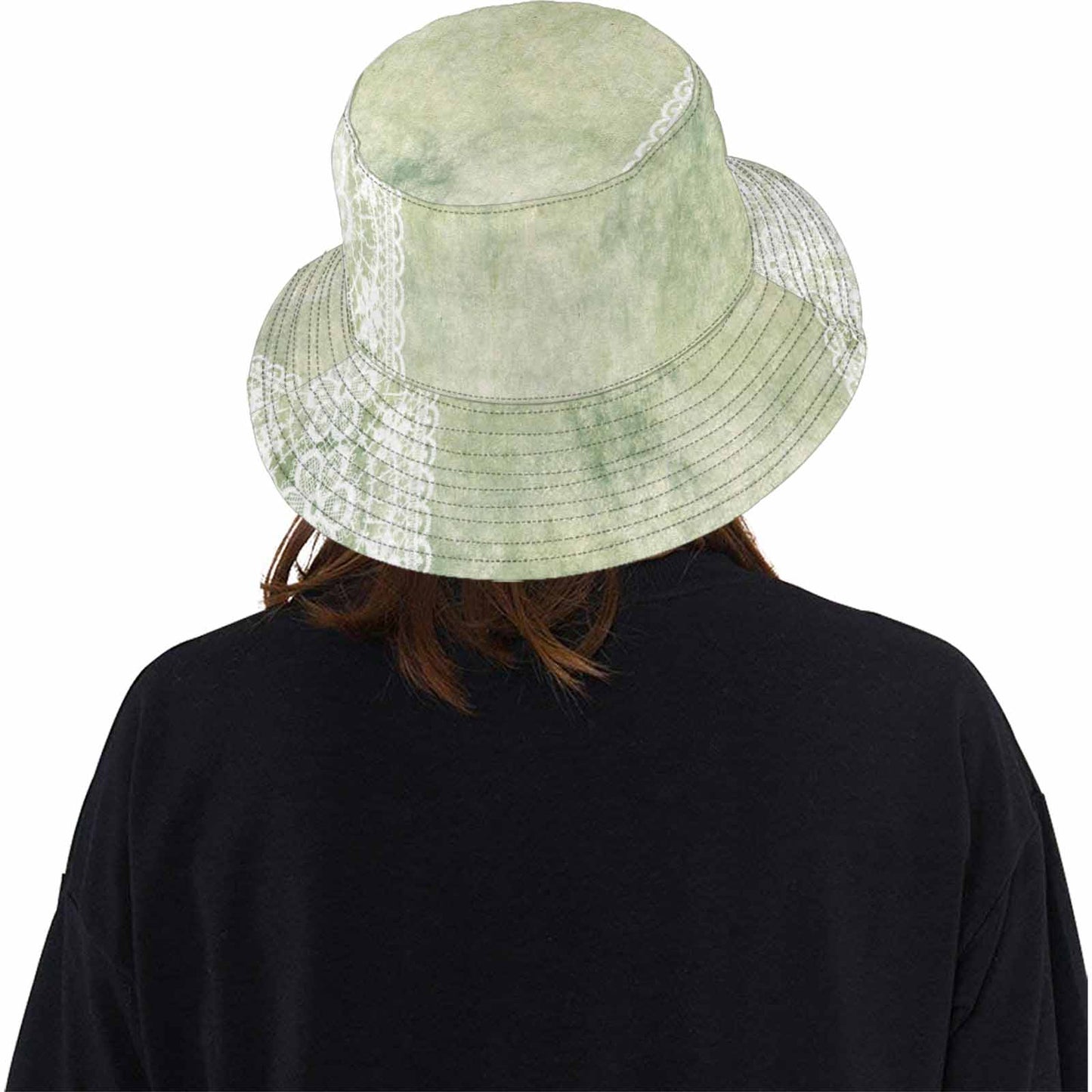 Victorian lace Bucket Hat, outdoors hat, design 42