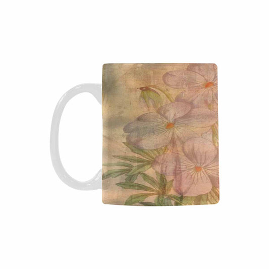 Vintage floral coffee mug or tea cup, Design 13xx