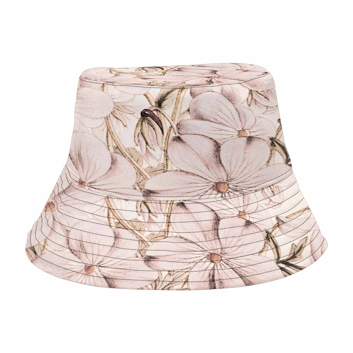 Vintage floral unisex bucket boonie Hat, outdoors hat, Design 13x   Unisex Bucket Boonie Hat