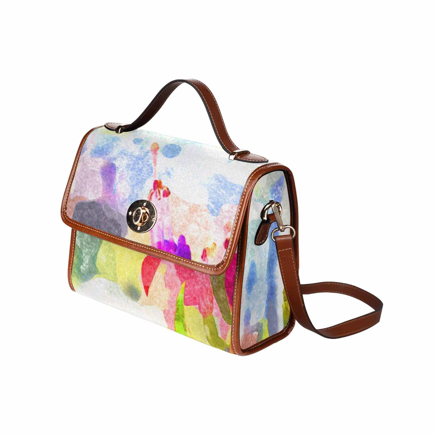 Water Color Floral Handbag Model 1695341 Design 117