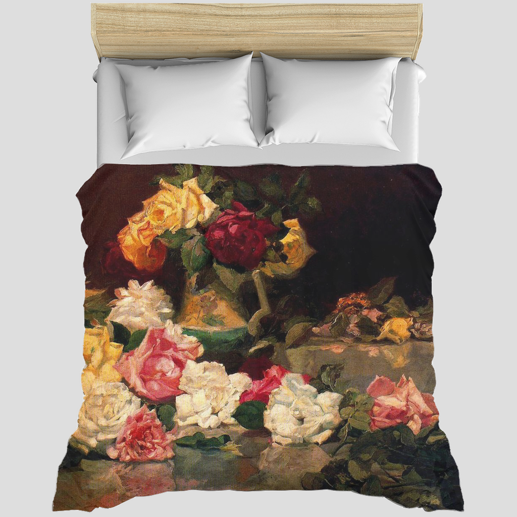 Vintage floral duvet cover, King, queen or twin, Design 37