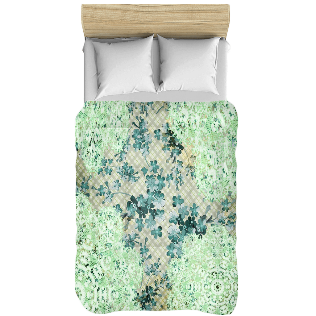 Vintage lace comforter, twin, twin XL, queen or king, Design 53