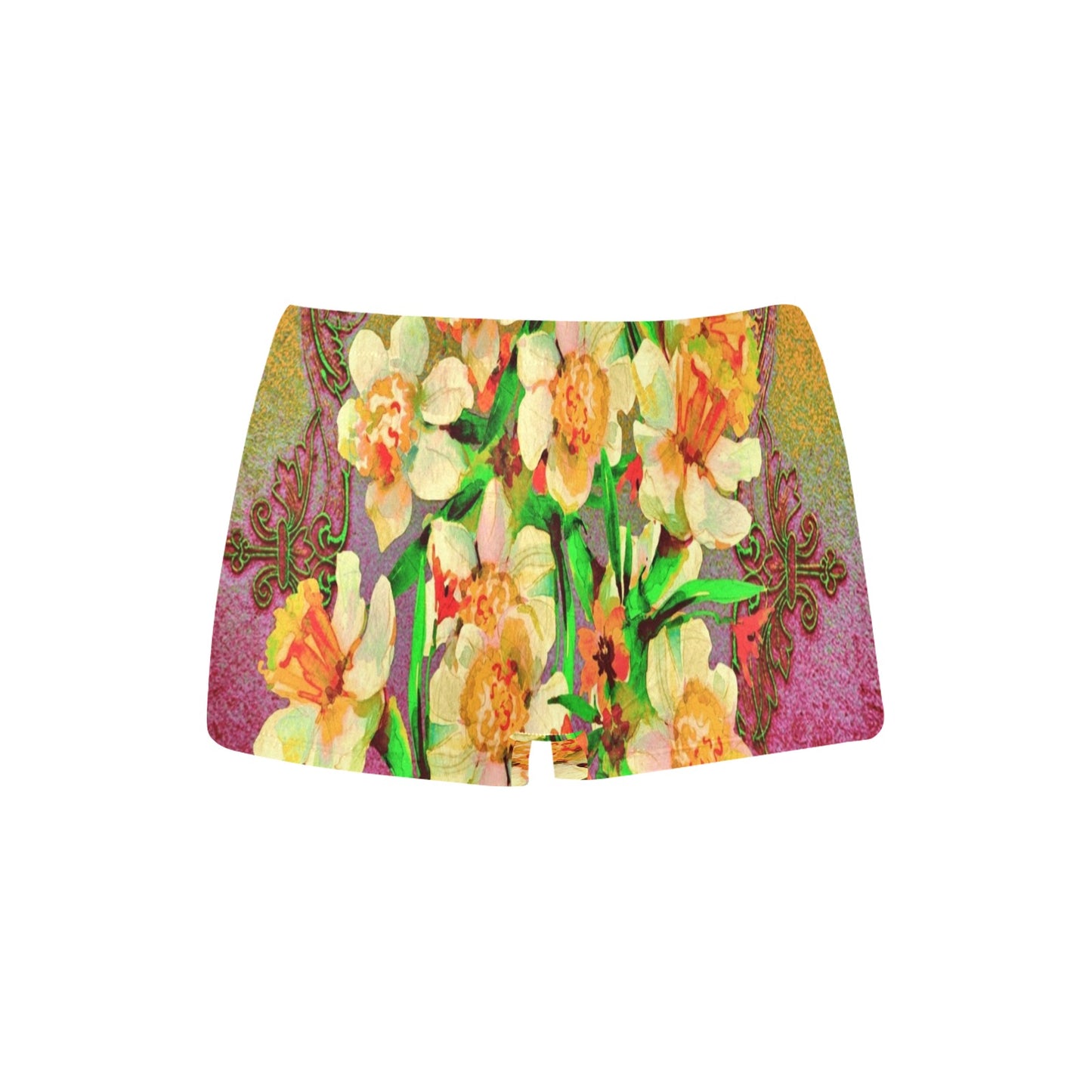 Printed Lace Boyshorts, daisy dukes, pum pum shorts, shortie shorts , design 48